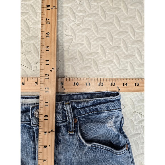 Citizens of Humanity Florence High Rise Straight Jeans Blue Raw Hem Womens 26 - Picture 12 of 13